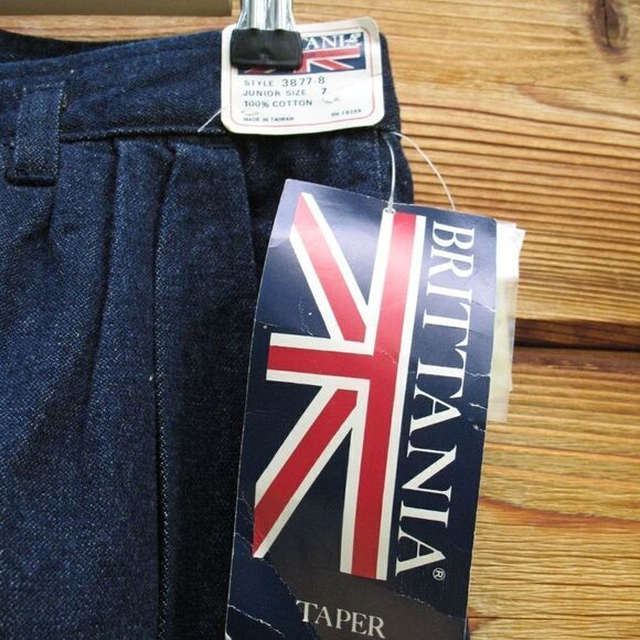 NWT Vintage 80's High Rise Tapered Leg Jea… - Picture 7 of 7